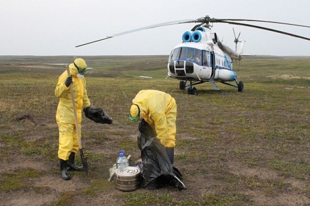 В Ямальском районе вновь взяли пробы почвы на штамм сибирской язвы