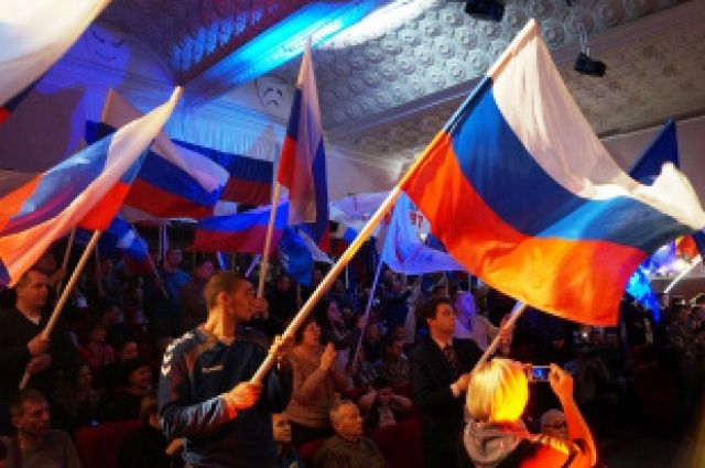 Салехардцы поддержали олимпийцев митингом