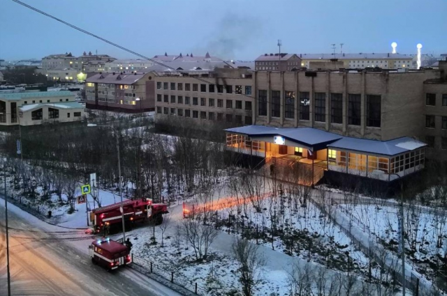 В ямальской школе отменили уроки из-за пожара в кабинете химии