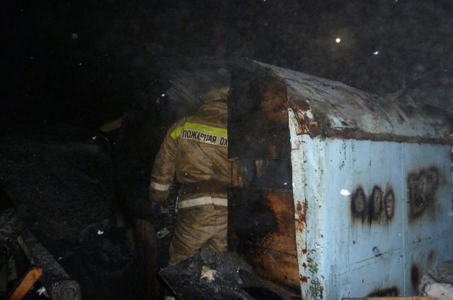 В Тазовском при пожаре в балке обгорел мужчина