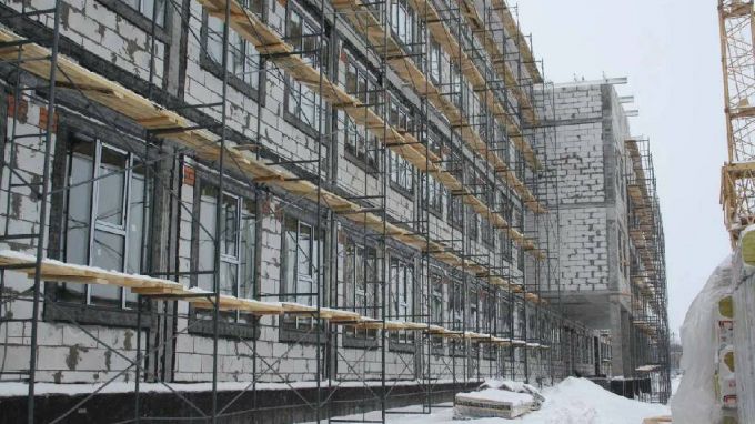 Школа для учеников из старой части Тарко-Сале наполовину готова