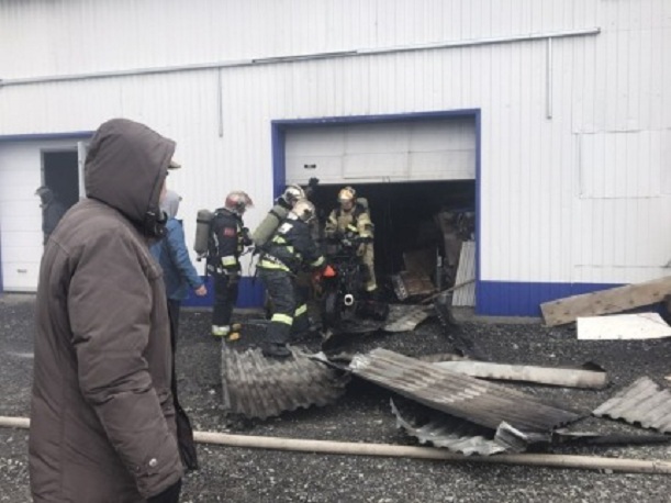 В Салехарде снова горели гаражи в кооперативе «Лагуна»