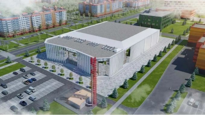 Депстрой ЯНАО: в Новом Уренгое начали строительство футбольной арены