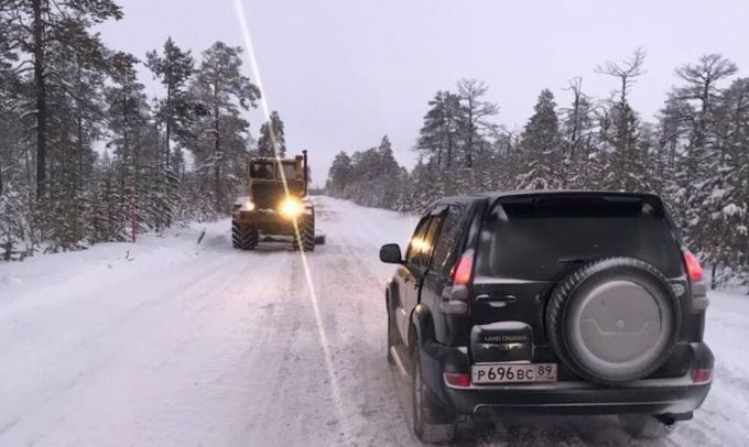 В Пуровском районе открыли зимник до Халясавэя