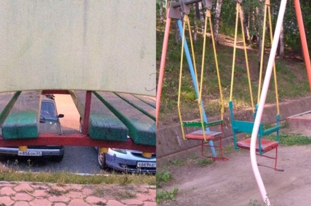 Двухлетний ребенок в ЯНАО получил травму на качелях
