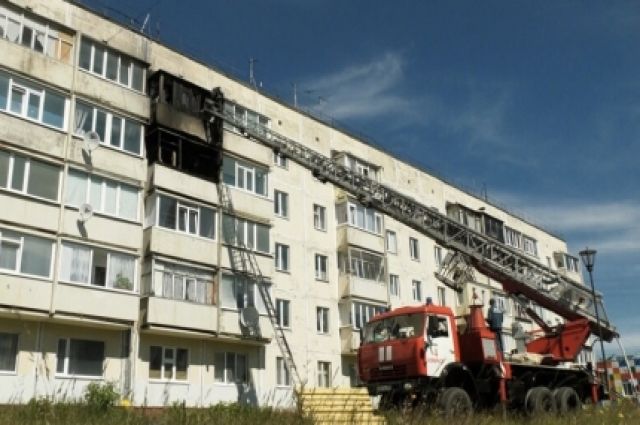 Причиной пожара в Ноябрьске могла стать неисправность электрооборудования