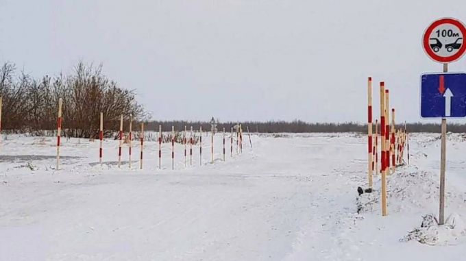 В ЯНАО с 25 апреля закроется зимник Аксарка – Белоярск