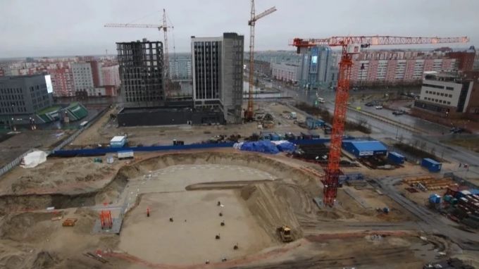 В Новом Уренгое начали строить детский исследовательский центр-кванториум