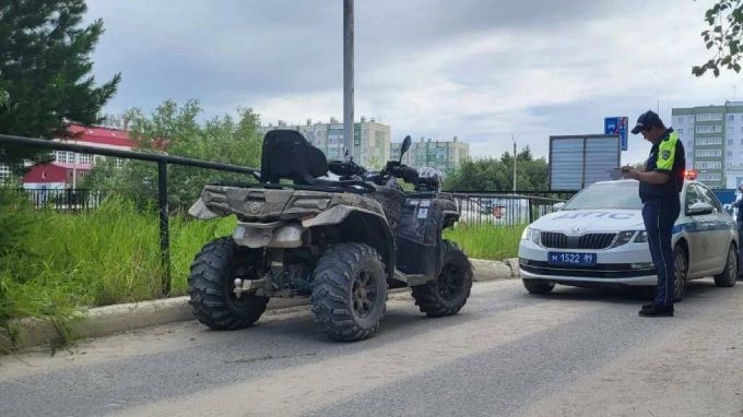У новоуренгойца изъяли квадроцикл за пьяное вождение