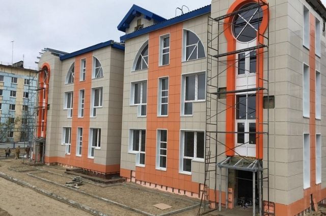 Детский сад «Газовичок» в Надыме готов наполовину