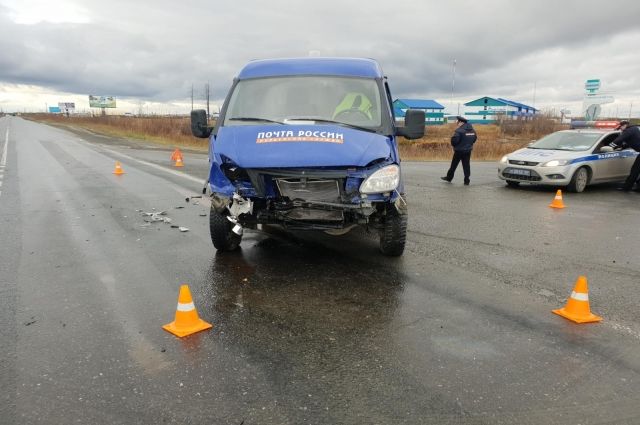 В ДТП возле Губкинского пострадал водитель почтовой «Газели»