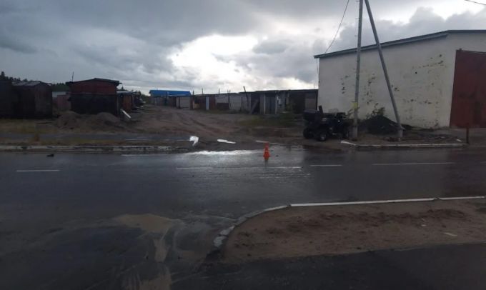 В ДТП пострадал водитель квадроцикла