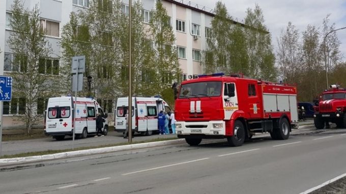 В Ноябрьске произошел пожар в Центре эпидемиологии