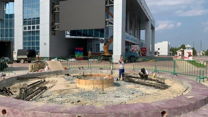 Камень в честь основания Губкинского переедет на новое место