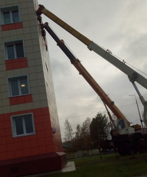 В ямальских городах разваливаются новые дома.