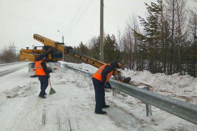 С начала года из Ноябрьска вывезли более 85 тысяч кубометров снега