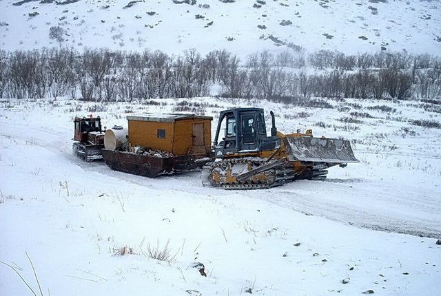 На Ямале начали устройство зимников