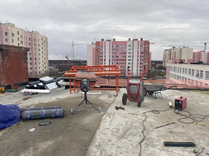В новоуренгойской школе случился потоп