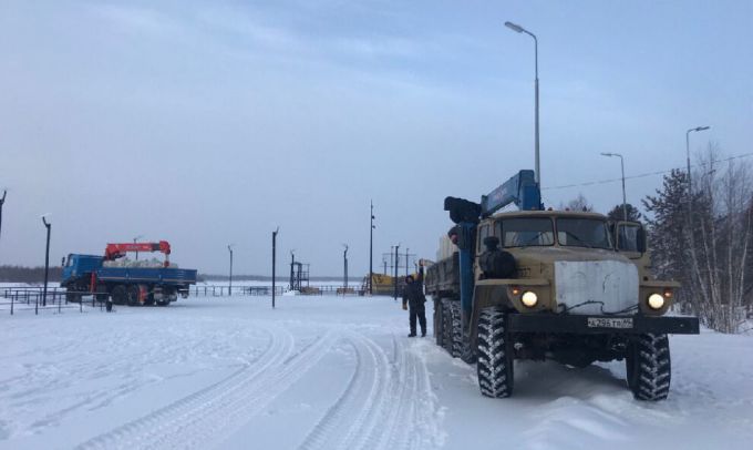 В Тарко-Сале готовятся к фестивалю ледовых скульптур «Пуровская рапсодия»