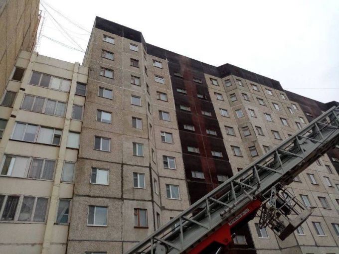 В Ноябрьске произошел пожар. Есть пострадавший