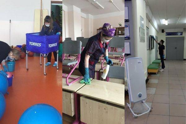 В ямальских школах проводят дезинфекцию, пока ученики на каникулах