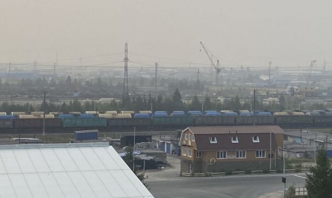 В Ноябрьске и Муравленко вновь чувствуется дым от лесных пожаров в ХМАО