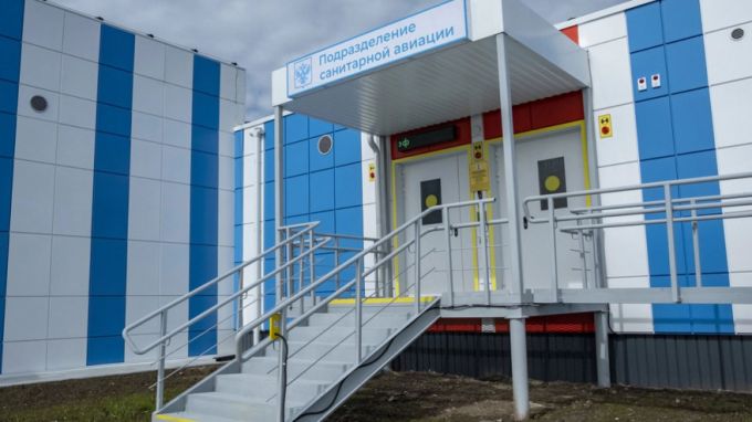 На Ямале возвели первый модульный центр санавиации