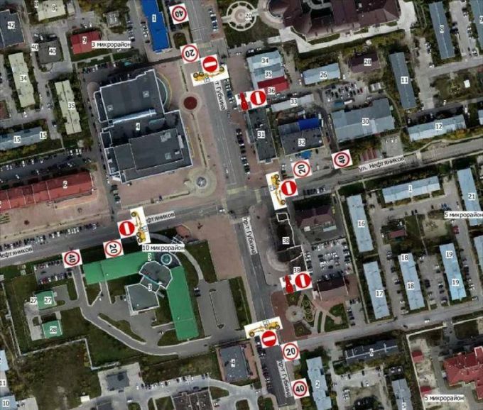 В городе ЯНАО ограничат движение. Карта
