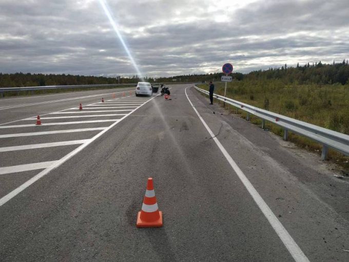В ДТП на Ямале пострадали велосипедист и мотоциклист