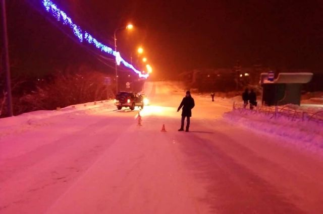 В Лабытнанги на улице Гагарина водитель иномарки сбил пешехода