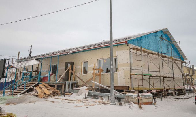 В Салехарде ремонтируют лыжную базу