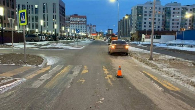 В Новом Уренгое водитель сбил школьника
