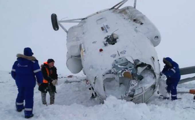 Два человека погибли при жесткой посадке вертолета Ми-8 на Ямале 
