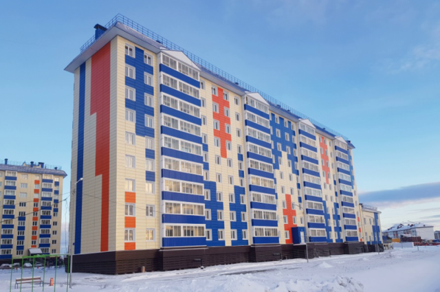 В Салехарде готовятся сдать в эксплуатацию дом на 143 квартиры