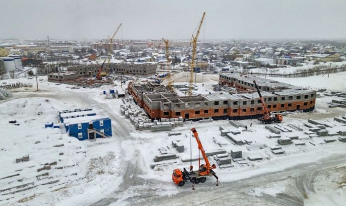 Строительство нового микрорайона в Тарко-Сале идет по графику