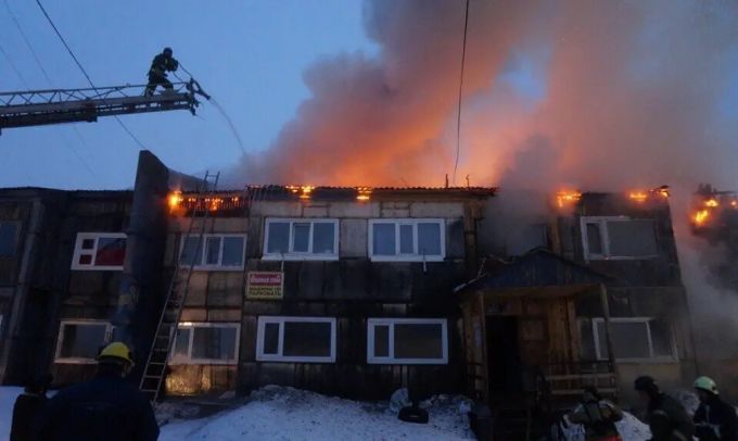 В Муравленко при пожаре погиб человек