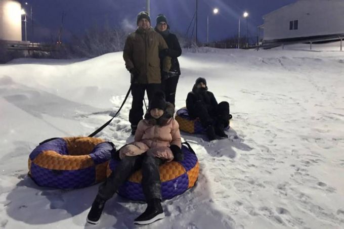 «Потеплело!»: жители Тазовского потянулись к зимним развлечениям