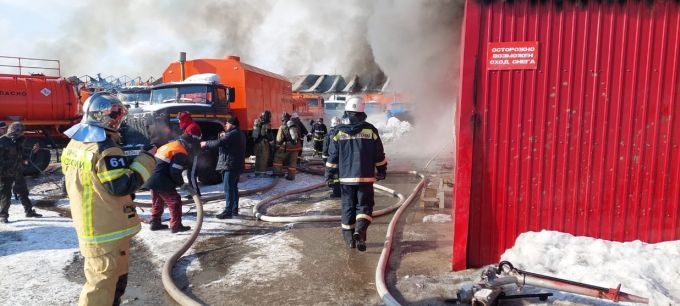 В городе Муравленко сгорело общежитие  