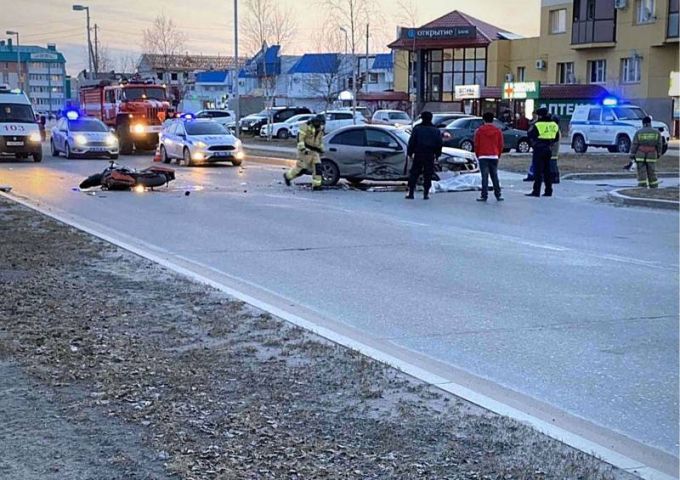 Подробности смертельной аварии с байкером в Губкинском