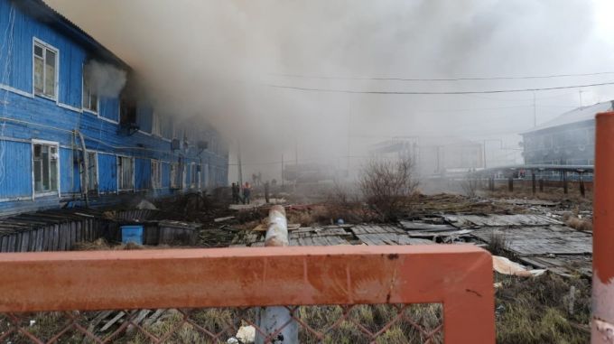 ЧП на Ямале: пожар в жилом доме в Тазовском