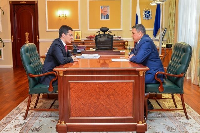 Дмитрий Артюхов провёл рабочую встречу с Сергеем Ямкиным