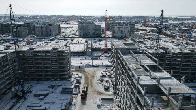 В ЯНАО возводят 233 многоквартирных дома