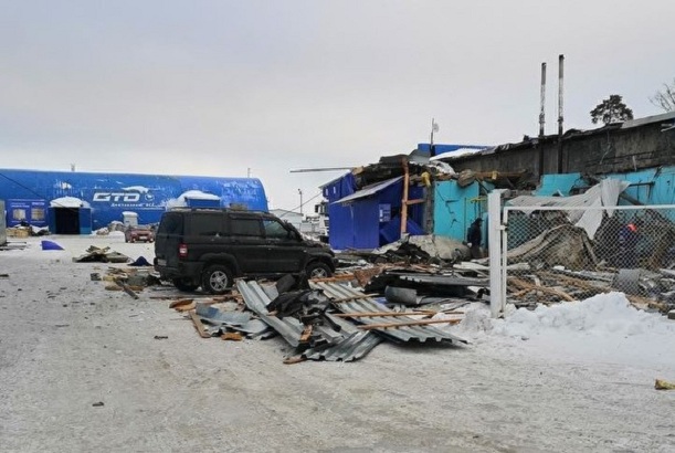 В промзоне в Ноябрьске произошел взрыв газа