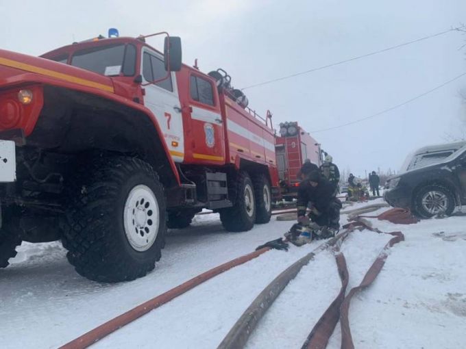 В Новом Уренгое горела нежилая гостиница